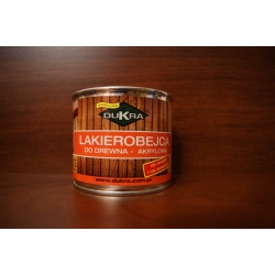 DUKRA  Lakierobejca 200ml akrylowa l TEAK / lakierobejca do drewna